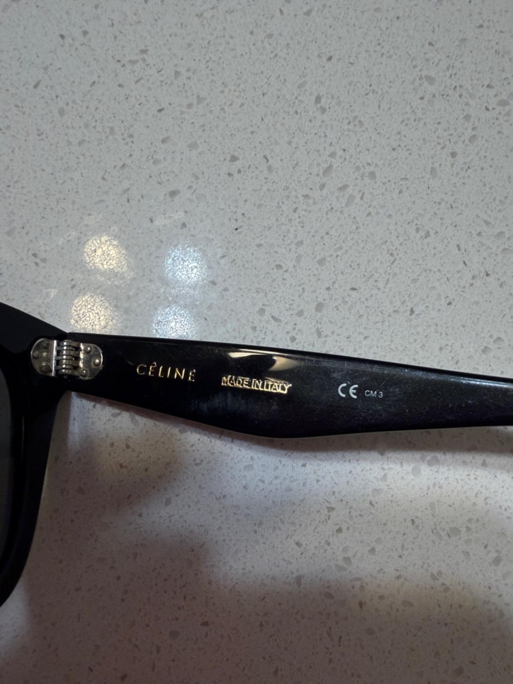 Celine Acetate Tilda Sunglasses CL 41076/S Black - Picture 5 of 8